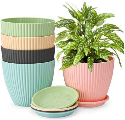 China CLASSIC Garden Square Plastic Pots For Plant Nursery Flower for sale