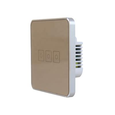 China EU 3 strip wall switch zigbee switch dimmer switch tuya switch GR-ZB-301N-3 remote control zigbee remote control dimmer switch for sale