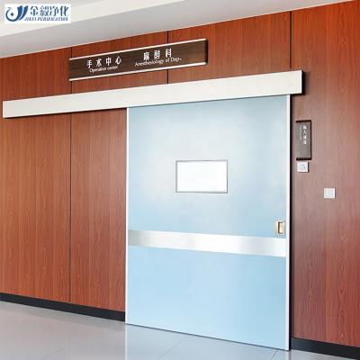 China Automatic Paper Filling Honeycomb Sliding Doors Hospital Aluminum Door Fire Protection Automatic Paper Flammability Class: A2 Te koop