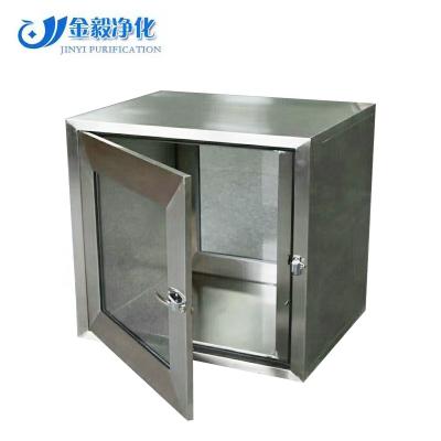 China New Cleanroom SUS304 Easy Cleaning / Transfer Pass Box Through Window for sale