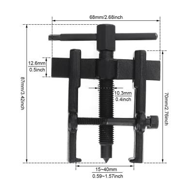 China Pullout Bearing Gears Pulley Flywheel Two Jaw Bearing Adjustable Puller Two Jaws Puller Remover For Pullout Bearing Gears Pulley Flywheel for sale