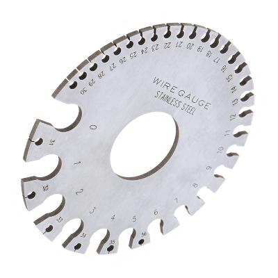 China To Measure Various Wire Diameter A3C08 Round Wire Gage Stainless Steel Wire Sheet Thickness Diameter Gauge For Measuring Various Wire Diameter for sale