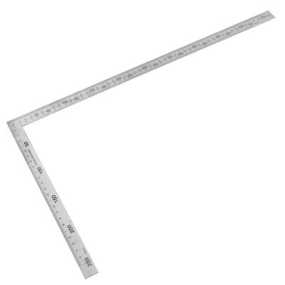 China For Woodworking/Desk 250 x 500mm 1.2mm Thicker Stainless Steel 90 Degree Right Angle Ruler For Woodworking/Desk for sale