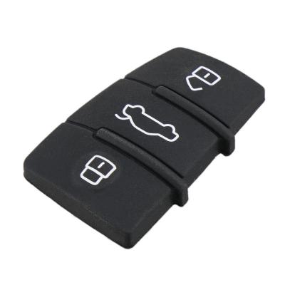 China 3 Button Flip Folding Replacement Repair Skin Car Key Shell Case Rubber Pad Fit For Au-Di A3 A4 A5 A6 A8 Q5 Q7 TTT BAYD222 for sale