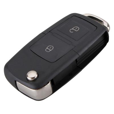 China Case no. Black 2 Button Smart Remote Replacement Key Chip Fit For V-olksw-Agen B5 BAYD237 for sale