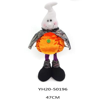 China White 47CM Halloween Ghost Products Pumpkin Body Ghost Halloween Decoration 47CM for sale