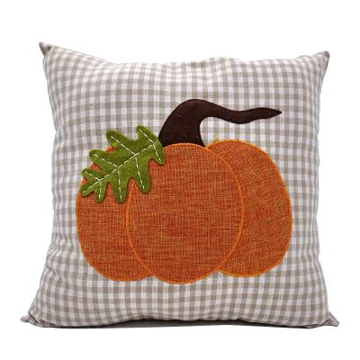 China T/C Fabric 34x34cm Halloween Home Decor Pillow With Pumpkin Pattern Home Decoration for sale