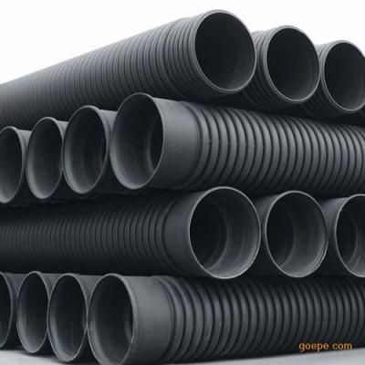 China SN8 High Density Polyethylene Corrugated HDPE Corrugated Drainage Pipe 600MM for sale