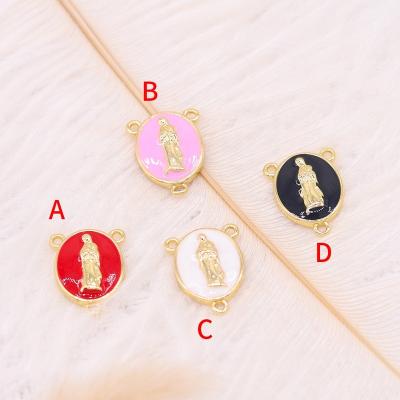 China Fashionable New18k Gold Plated Charms Religious Virgin Mary Pendant Necklace Jewelry Making for sale