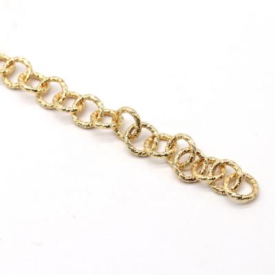 China Exquisite Appearance Factory Price Fashion Jewelry 18K Gold Plated Gold Filled Glittering Chain Necklace For Women for sale