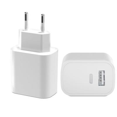 China Type C European Phone Usb Wall Charger Fast Compatibility Adapters 20 Watt EU PD 20W Mobile Charger For iPhone Apple for sale