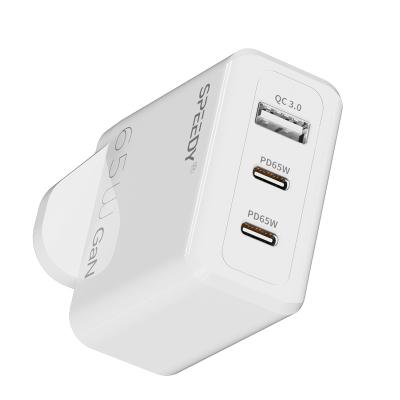 China Compatibility 65w Usb C Wall Charger Palladium Mobile Phone Fast Charging Charger With Type C For Android Phone for sale