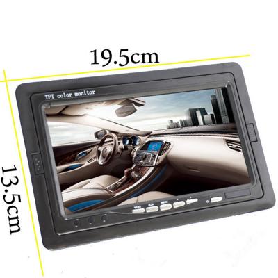 China Factory Direct Selling Shockproof Black 7 Inch Car Plastic Monitor LCD Desktop Monitor For Car for sale