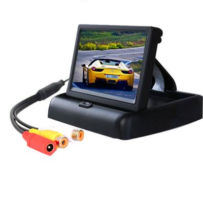 China Low Price Shock Resistant Hd Promotion 4.3 Inch Folding Display Car Display For Auxiliary Reversing for sale