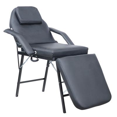 China US American Folding Chest Adjustable Black Sponge Physiotherapy Massage Chair Tattoo Filling Bed for sale