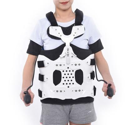 China Dual Adjustable High Airbags Thoracic And Lumbar Vertebrae Fixed Braces Fixation External Thoracolumbar Brace for sale