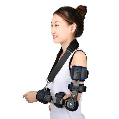 China Adjustable Adjustable Elbow Joint Support Shoulder Elbow Fracture Injury Protector Arm Injury Forearm Fixed Left Right Support for sale