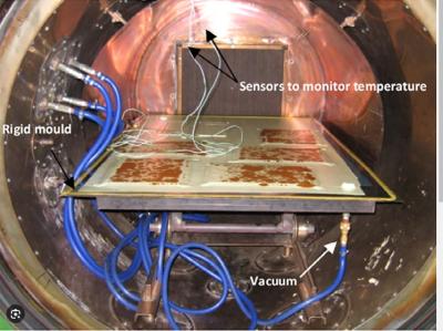 China Industrial Carbon Fiber Autoclave With Safety Valve For Composite Material Production for sale