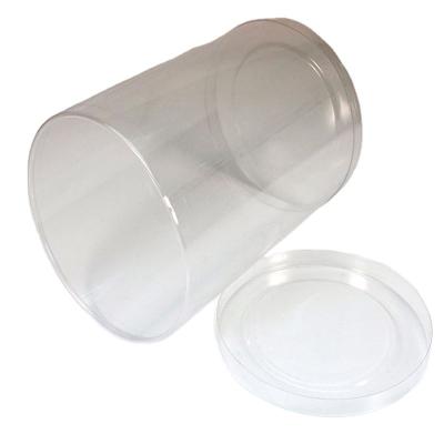 China Big stylish plastic cylinder tube with lids for sale