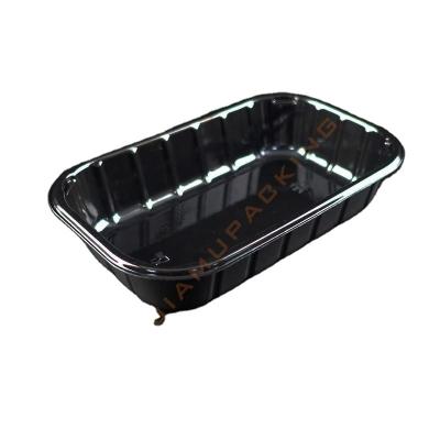 China food grade & biodegradable & Competitive Price Food Grade Airline CPET Disposable Plastic Food Trays for sale