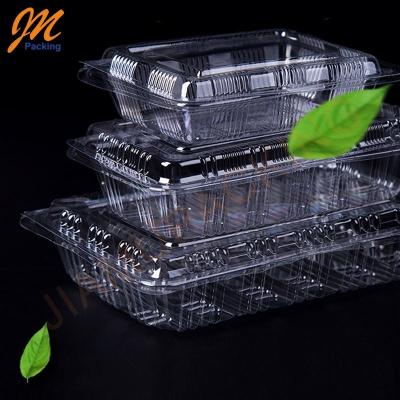 China OPS Disposable Transparent Food Container, OPS Clear Disposable Collapsible Plastic Food Bowl for sale