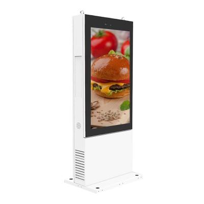 China Outdoor ODM HD 55Inch Advertising Vertical Bus Open Source Network LCD Display Display Outdoor Digital Signage and Displays for sale