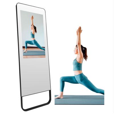 China Factory Direct Smart Workout Mirror Camera Digital Gym HD Touch Screen Exercise Home Fitness Mirrors 940.2*529MM for sale