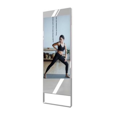 China ODM Home Digital AI Fitness Mirror Exercise Fitness Workout 32 Inch 32 Inch Android Touch LCD Screen Magic Mirror for sale