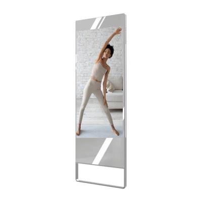 China Chinese Custom Touch Screen 32/43Inch Fitness Mirror LCD Smart Screen Home Factory Workout Mirrors 940.2*529MM for sale