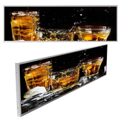 China Original Manufacturer Custom HD Indoor Bar Screen Stretched Wide Player LCD 34Inch Bar Stretch Screen Advertising Display For Store for sale