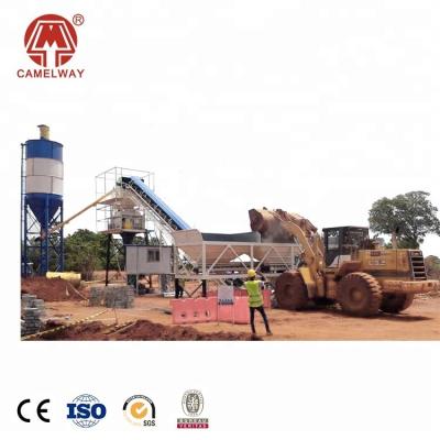 China Construction projects elba hzs50 wet mix concrete batching plant precast concrete plant equipment for sale