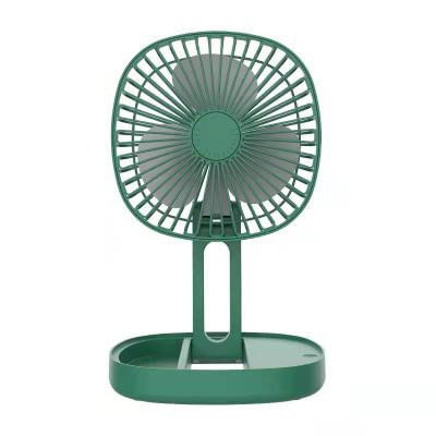 China Manufacturer Low Noise Direct Mini USB Rechargeable Folding Fan USB Folding Air Cooling Portable Fan With Cool Box With Cheap Price for sale