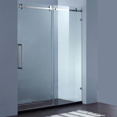 China Frameless Double Glass Door Frameless Shower Enclosure , Barn Door JP0203 for sale