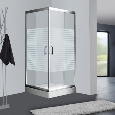 China Modern Sliding Square Shower Box With Frame for sale