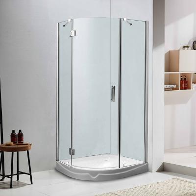 China China Factory Wholesale Price 8mm Tempered Glass Shower Room Modern Enclosure Frameless Nylon System Enclosure Manufacturer for sale