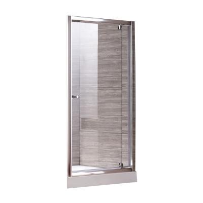 China 15mm Fit To Each Wall Side Aluminum Profile Pivot Glass Shower Door JP605 for sale