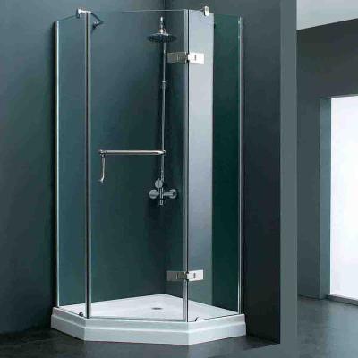 China With View SUS Hinge Door Pentagon Shower Enclosure for sale