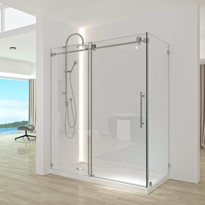 China Modern Simple And Customizable Sliding Stainless Steel Shower Enclosure for sale