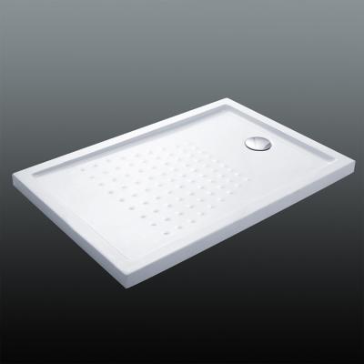 China Acrylic Shower Base Cutomized Shower Pan Floor Fiberglass Portable Shower Tray for sale