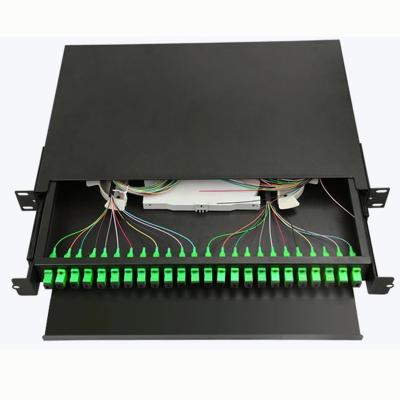 China High Quality FTTH FTTB FTTX Network Drawer Type 24 Core 19