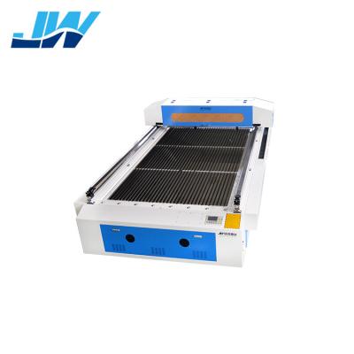 China Laser CUTTING JW-1325 CO2 Laser Cutting Machine For Plywood Wood Flat Bed for sale