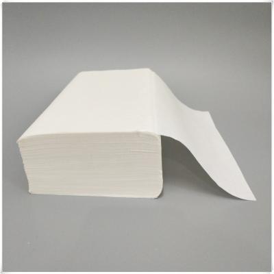 China Recycled Pulp 4000sheets Recycled White V Fold Single Paper Towel for sale