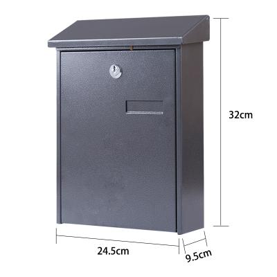 China Paper Wall Mounted Mail Lock Metal Mailbox Amazon Post Boxes Small Wall Mounted Mail Post Box for sale