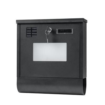 China High Quality Antirust Solar Light Wall Mount Mailbox Residential Solar Lighted Mailbox for sale