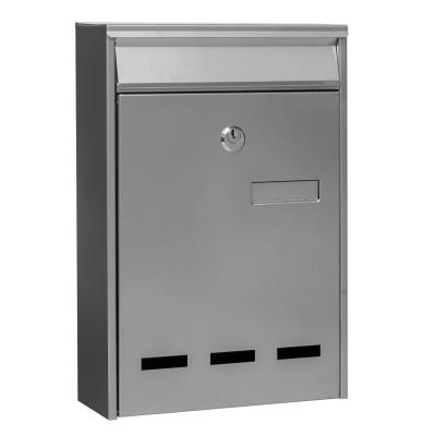 China Metal Door Wall Mounted Outdoor Wall Mounted Mailbox Galvanized Residential Steel Mailboxes for sale