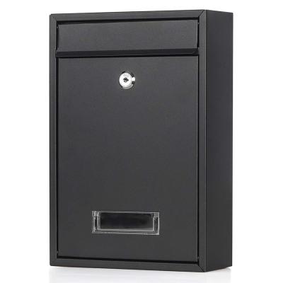 China Durable Mailbox Wall Mounted Residential Wall Mounted Metal Mailbox Modern Classic Style Mailboxes for sale