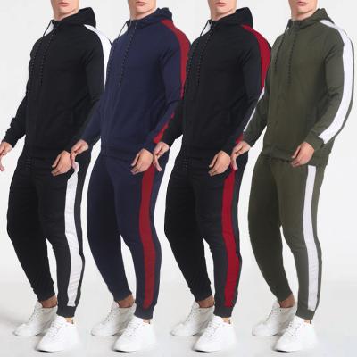 China Custom Logo Label Men's Hoodie Sweatshirt Tracksuit Casual High Quality Fabric Breathable Pants Two Piece Sets for sale