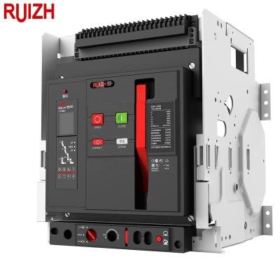 China ACB 800A Intelligent Universal Low Voltage Circuit Breaker 3 Pole Air Pullout Circuit Breaker RZW1-2000-3P-800A Or 4 Pole Industrial Control for sale