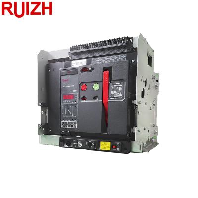 China ACB 3200A Intelligent Universal Low Voltage Circuit Breaker 3 Pole Air Pullout Circuit Breaker RZW1-3200-3P-3200A or 4 Pole Industrial Control for sale