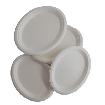 China 100% Sugar Cane Biodegradable Compostable Fiber Compostable Bagasse Oval Serving Dishes for sale